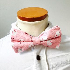 Bunny bow tie,Easter bow tie,spring bow tie,bowtie